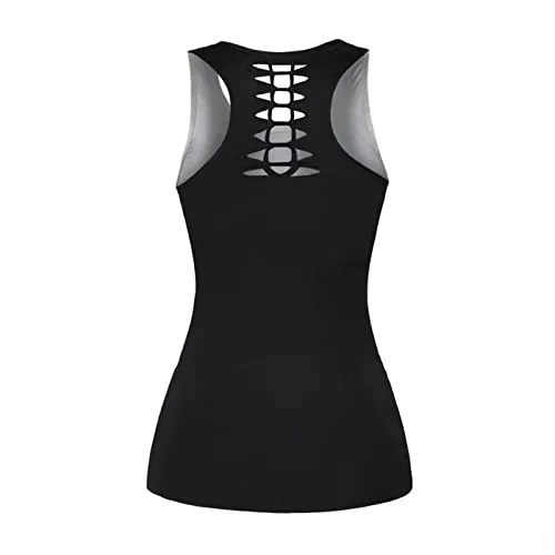 3D Tiger Print Tank Women Two Piece Yoga Set Sport Fitness Vest Hollow Tank Top Legging Quick Dry Set