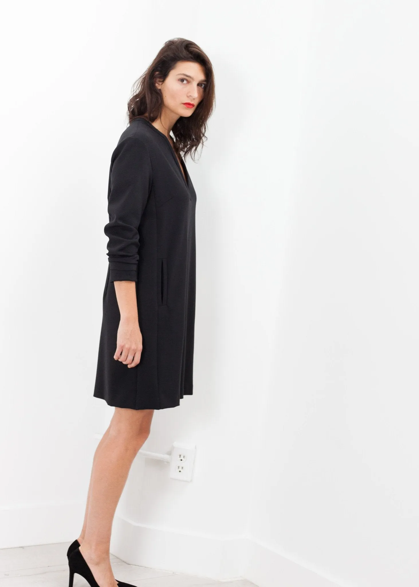 A-Line Pocket Shift in Black