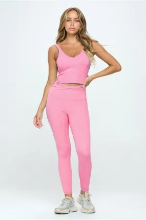 Activewear Set Top and Leggings