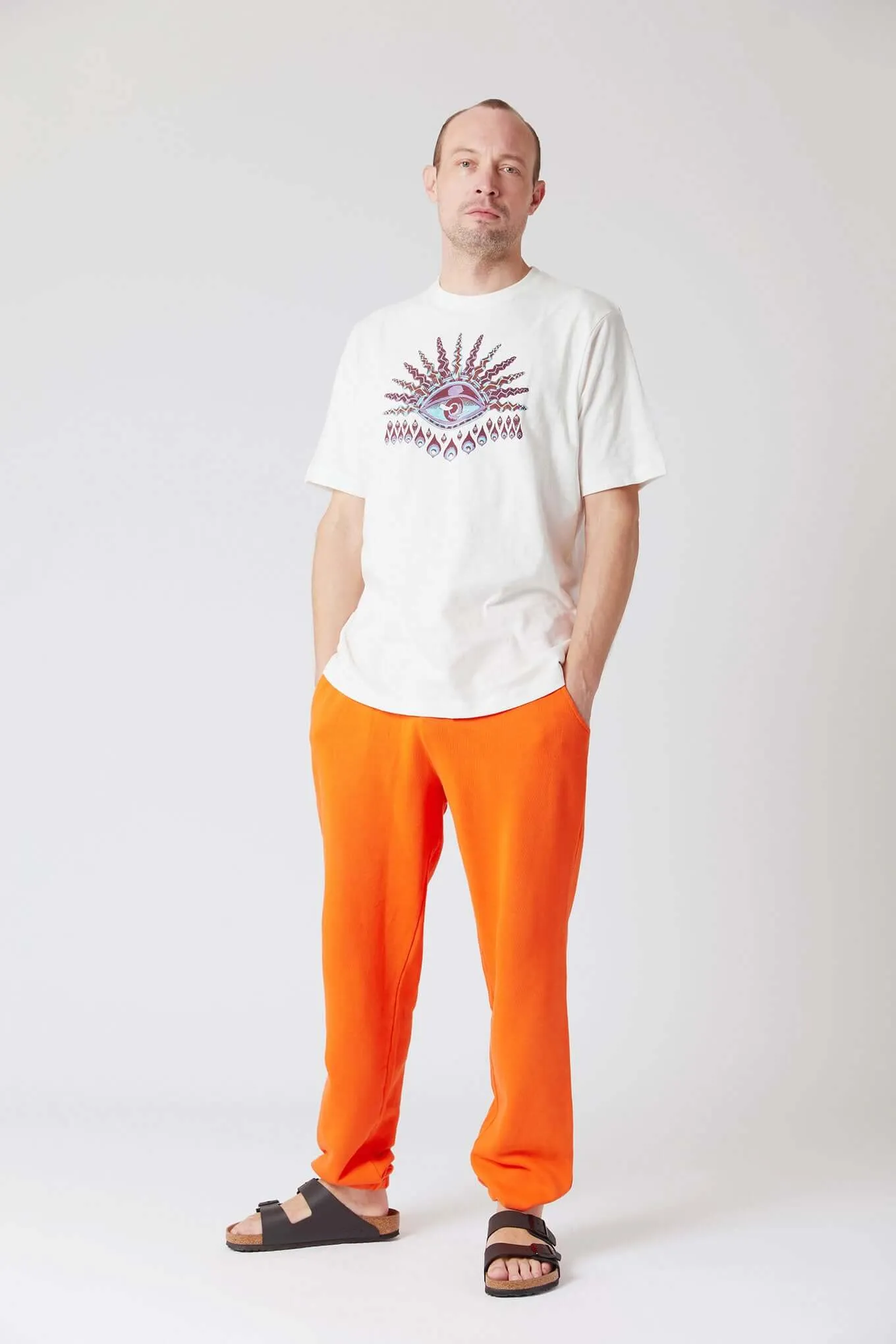 ADAM Organic Cotton Mens Trackpant Orange