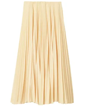 Au Lait Pleated Tatum Skirt