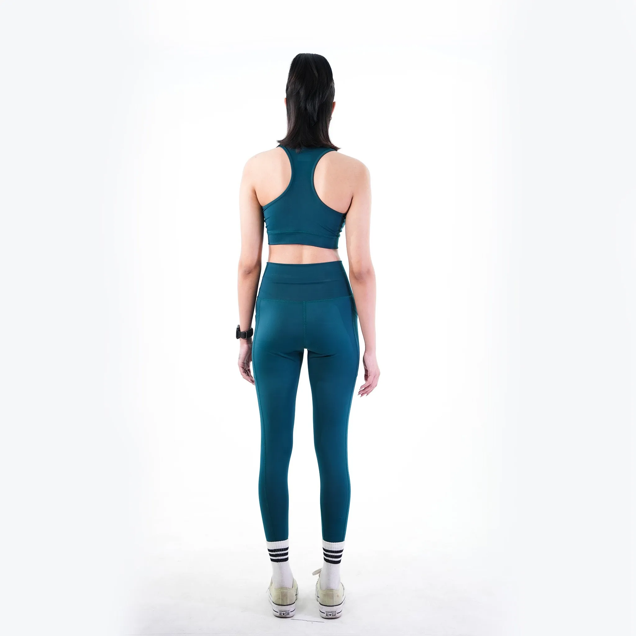 Belt Blend Sports Bra Deap Teal