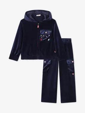 Billieblush Girls Pocket Tracksuit in Navy