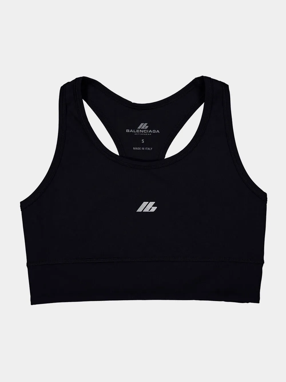 Black Activewear Sports Bra