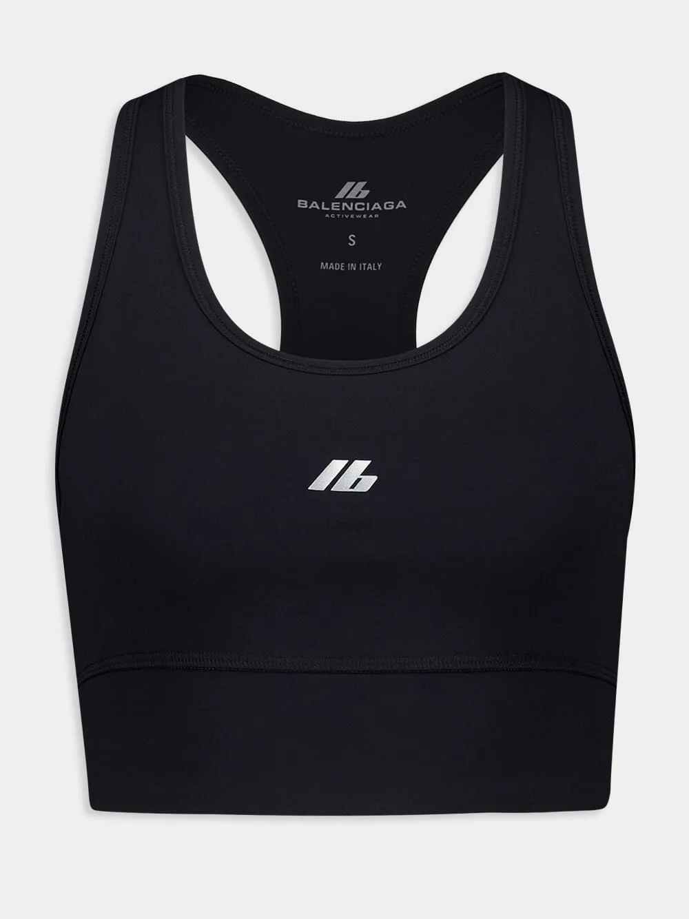 Black Activewear Sports Bra