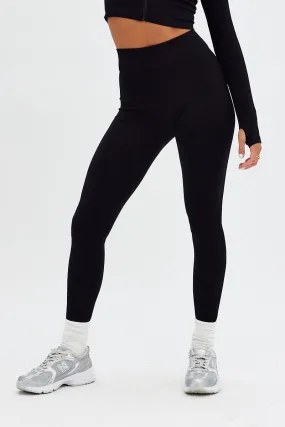 Black Leggings Seamless Activewear