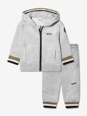 BOSS Baby Boys Tracksuit in Grey