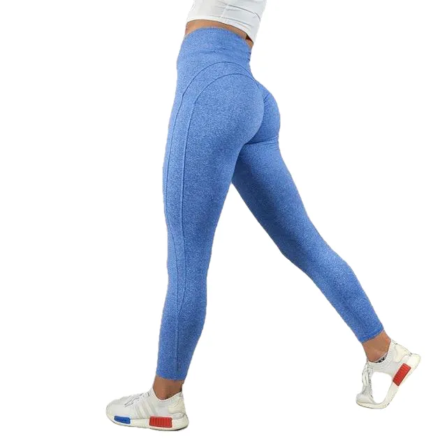 Breathable Sexy Female Patchwork Hight Waist Push Up Leggings For Workout