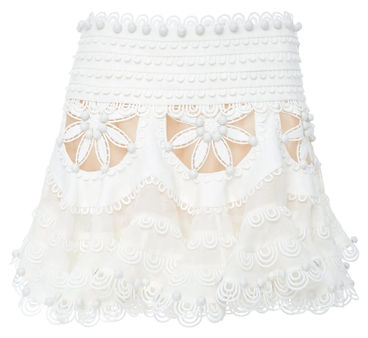 'Breeze' Doily Mini Skirt