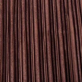 Brown Pleated Stretch Velvet Fabric