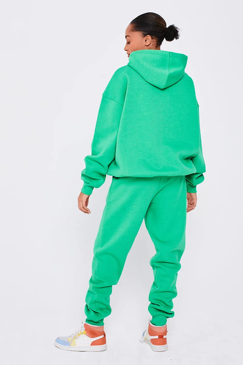 Chelsea Oversized Fleece Tracksuit - Island Green