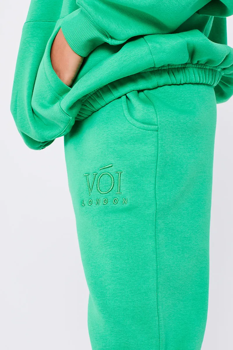 Chelsea Oversized Fleece Tracksuit - Island Green