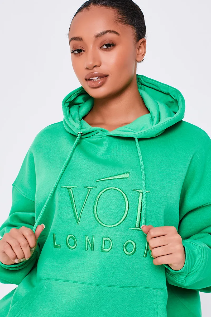 Chelsea Oversized Fleece Tracksuit - Island Green