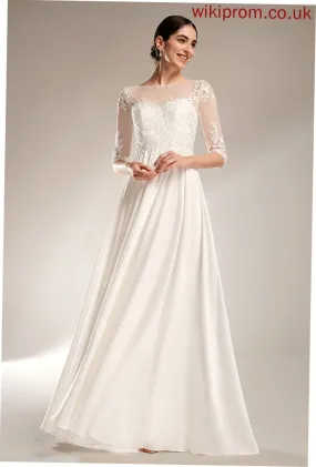 Diana Train Dress Wedding Dresses Illusion Sweep With Wedding Sequins A-Line