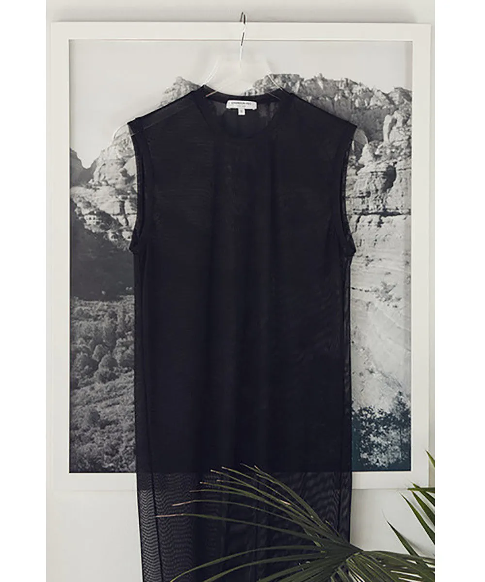 Emerson Fry Mesh Dress Super Black