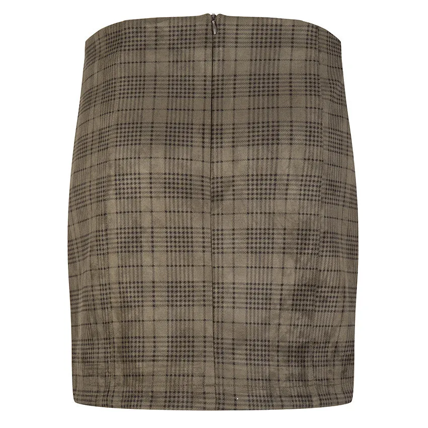 Esqualo - Checkered Skirt