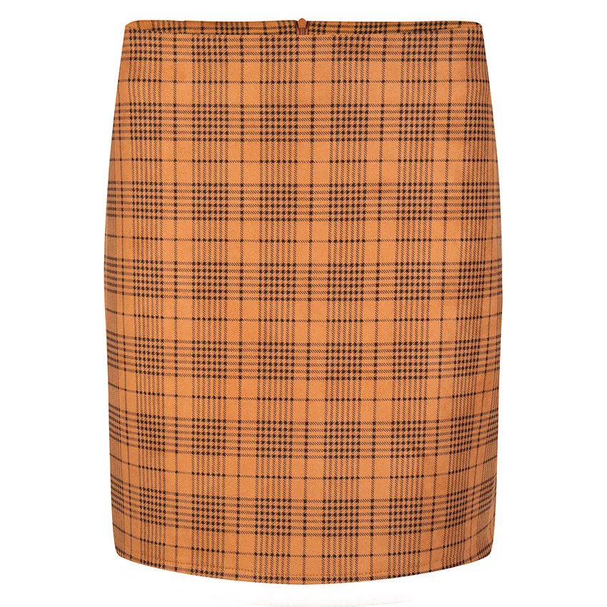 Esqualo - Checkered Skirt