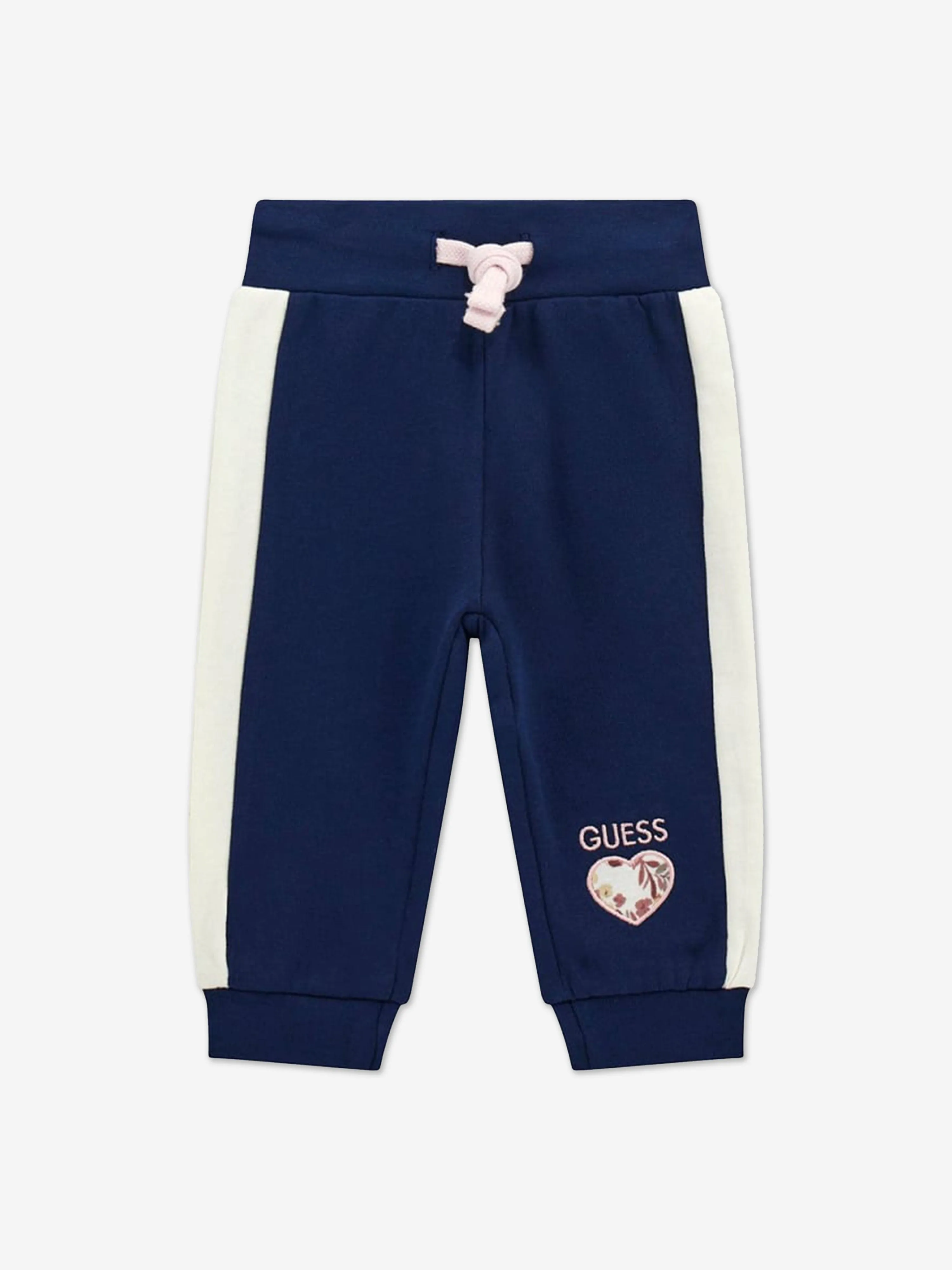 Guess Baby Girls Heart Logo Tracksuit in Blue