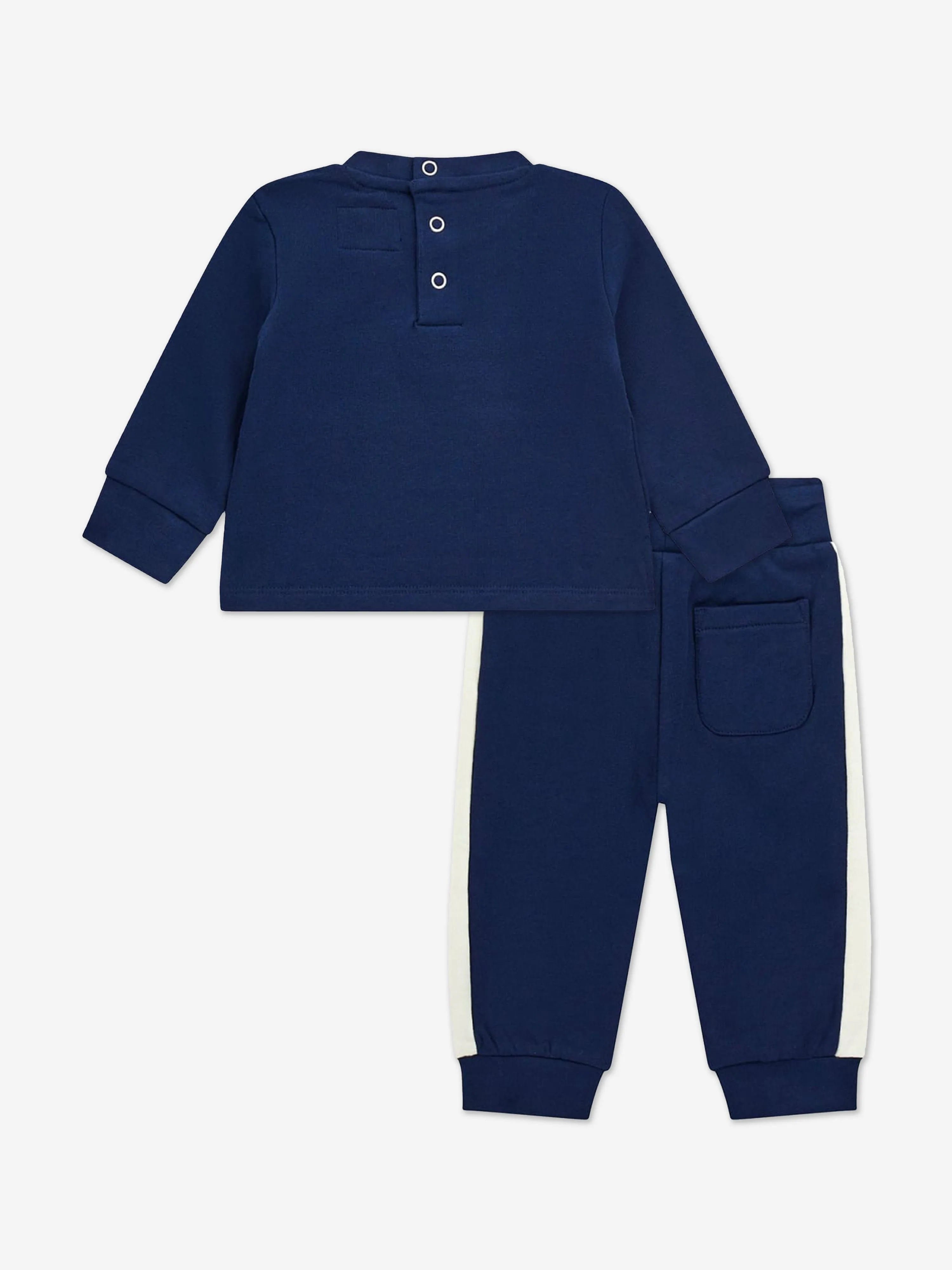 Guess Baby Girls Heart Logo Tracksuit in Blue