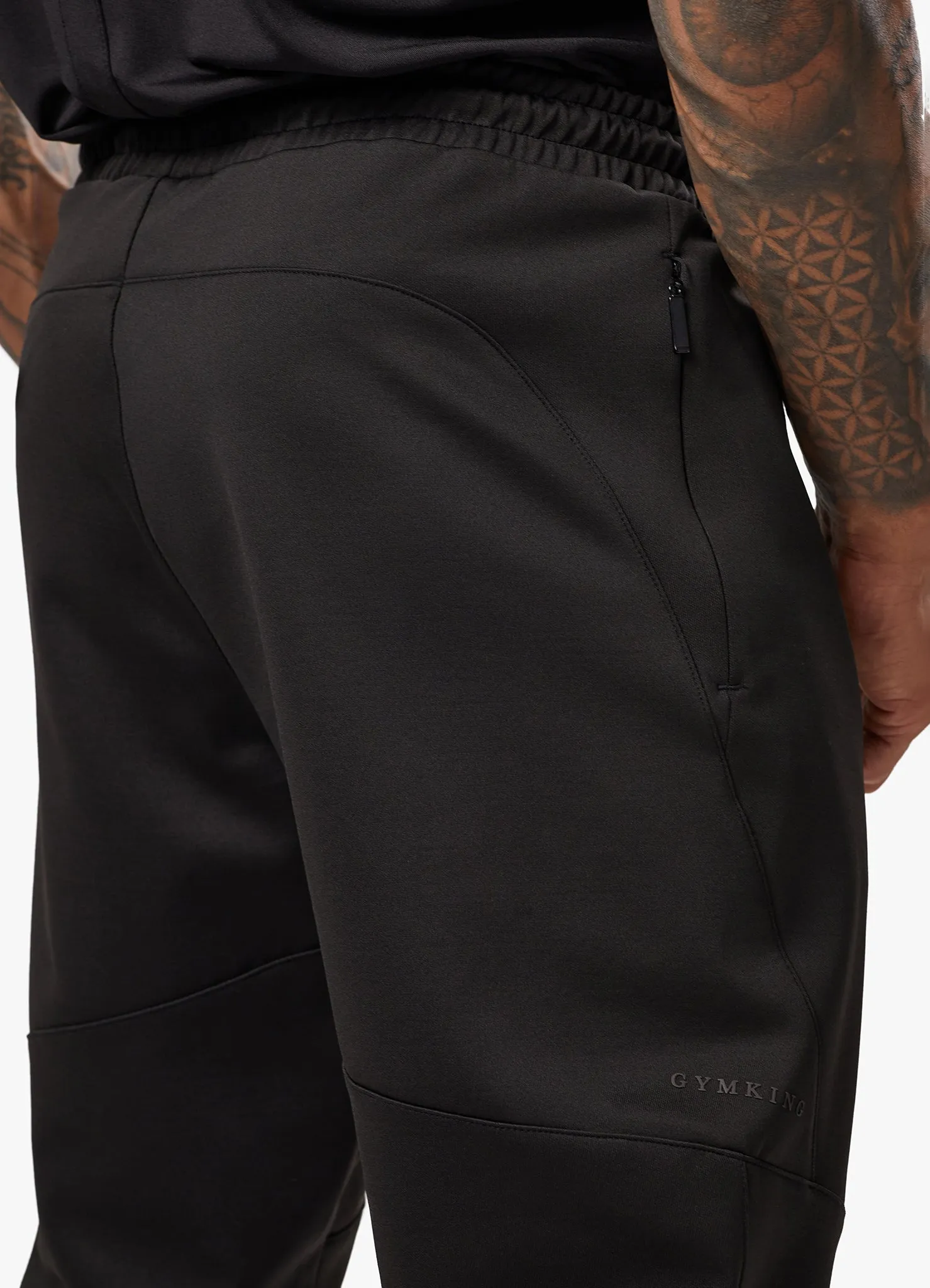 Gym King Alpha Poly Tracksuit - Black