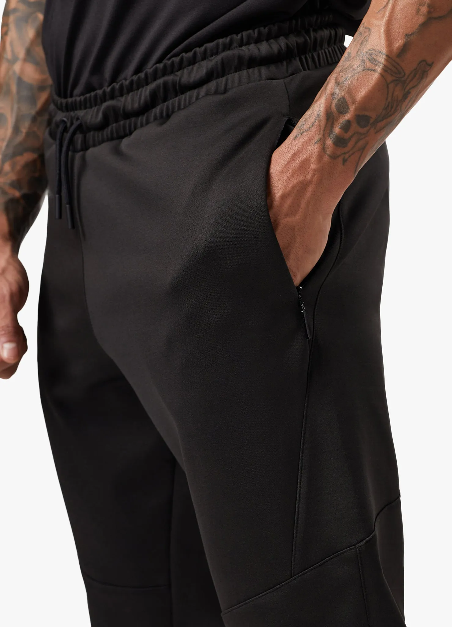 Gym King Alpha Poly Tracksuit - Black