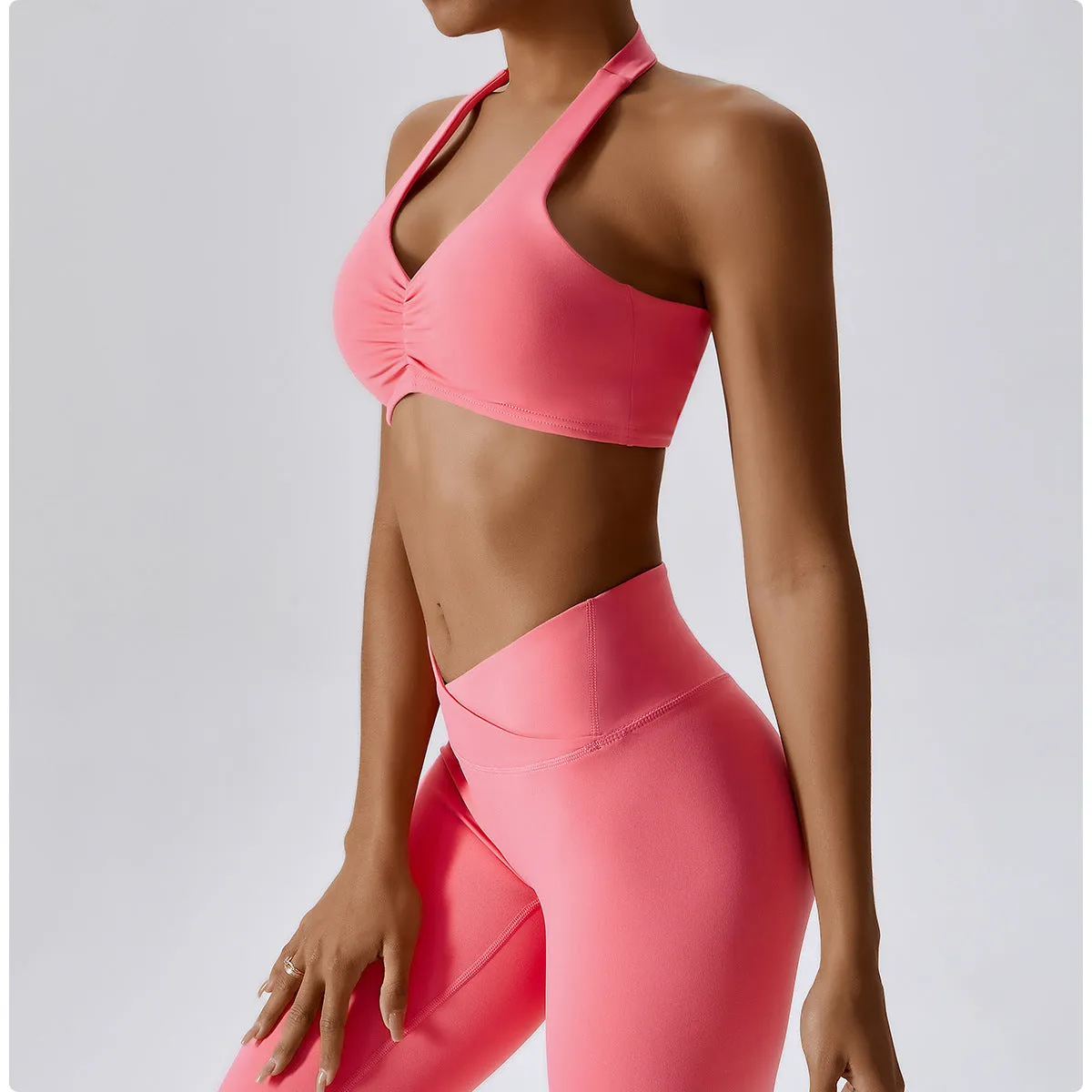 Halter Neckline Sports Bra