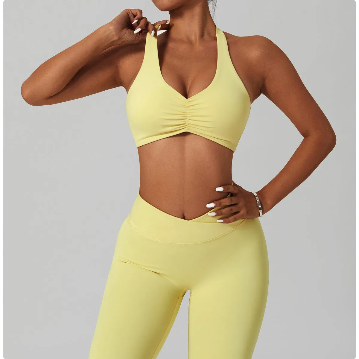 Halter Neckline Sports Bra