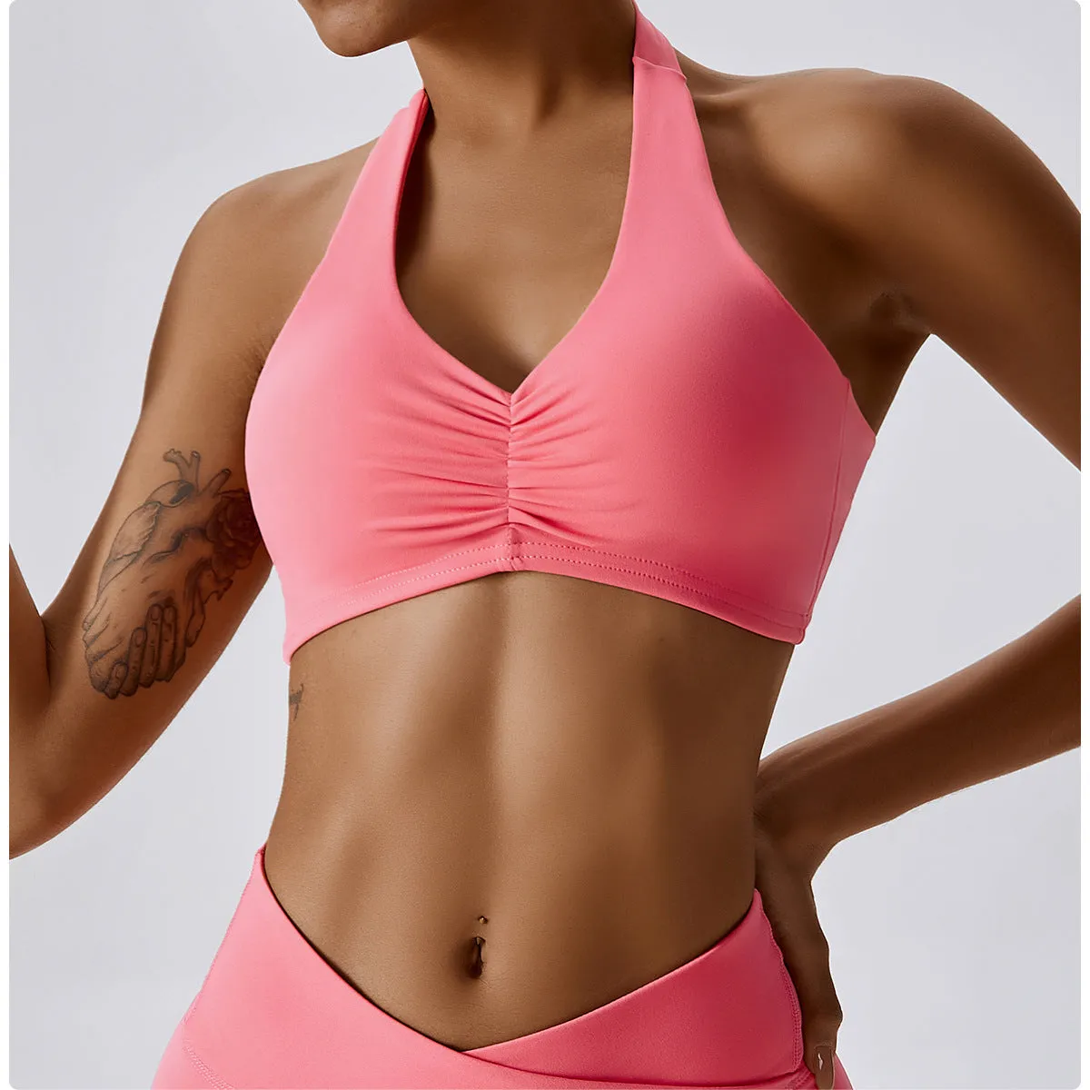 Halter Neckline Sports Bra