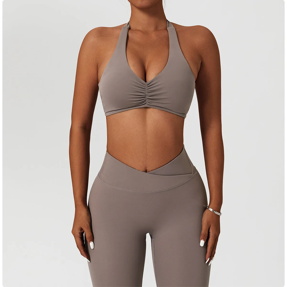 Halter Neckline Sports Bra