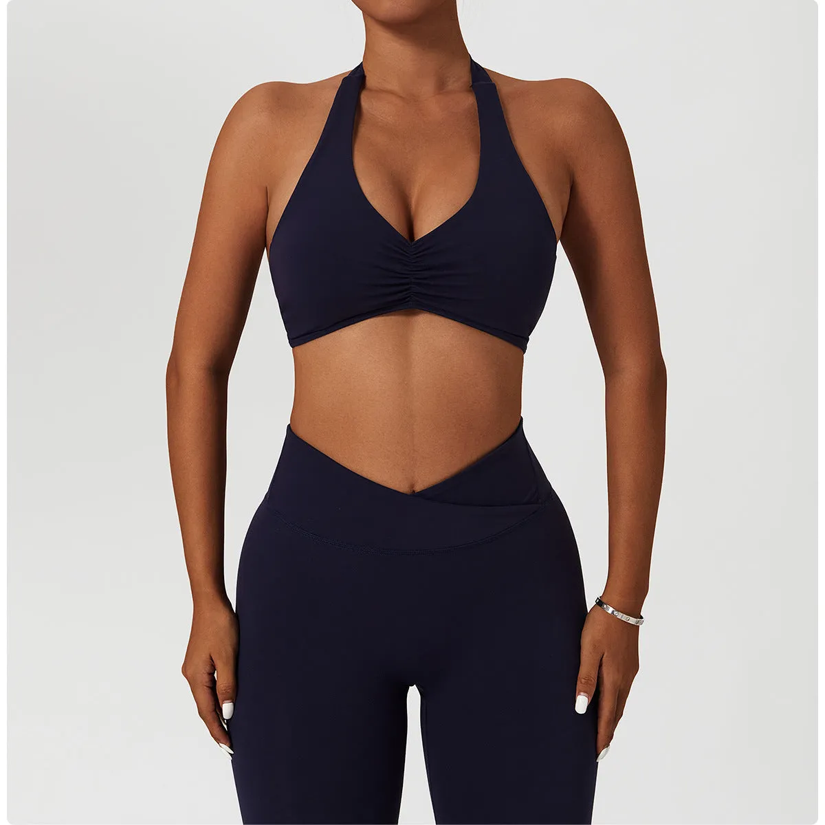 Halter Neckline Sports Bra