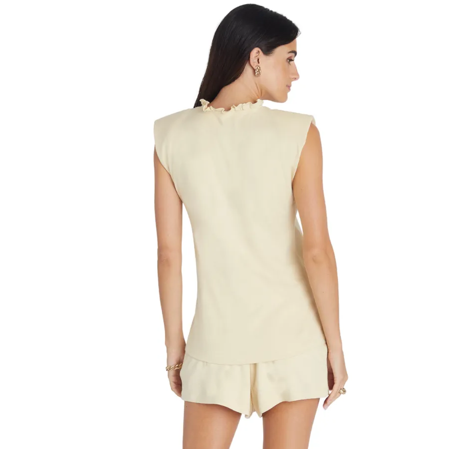 Heaven Padded Tank HA2200LW - Citrine Beige