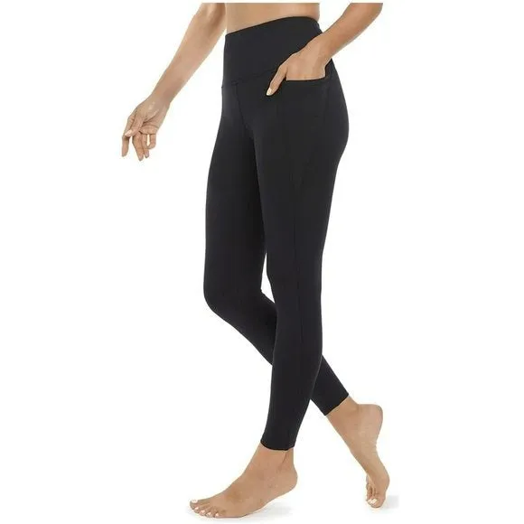 Jockey Women's Performance High Rise Moisture Wicking Side Pockets Leggings