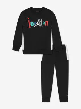 Jordan Boys Jumpman Team Blocked Tracksuit in Black