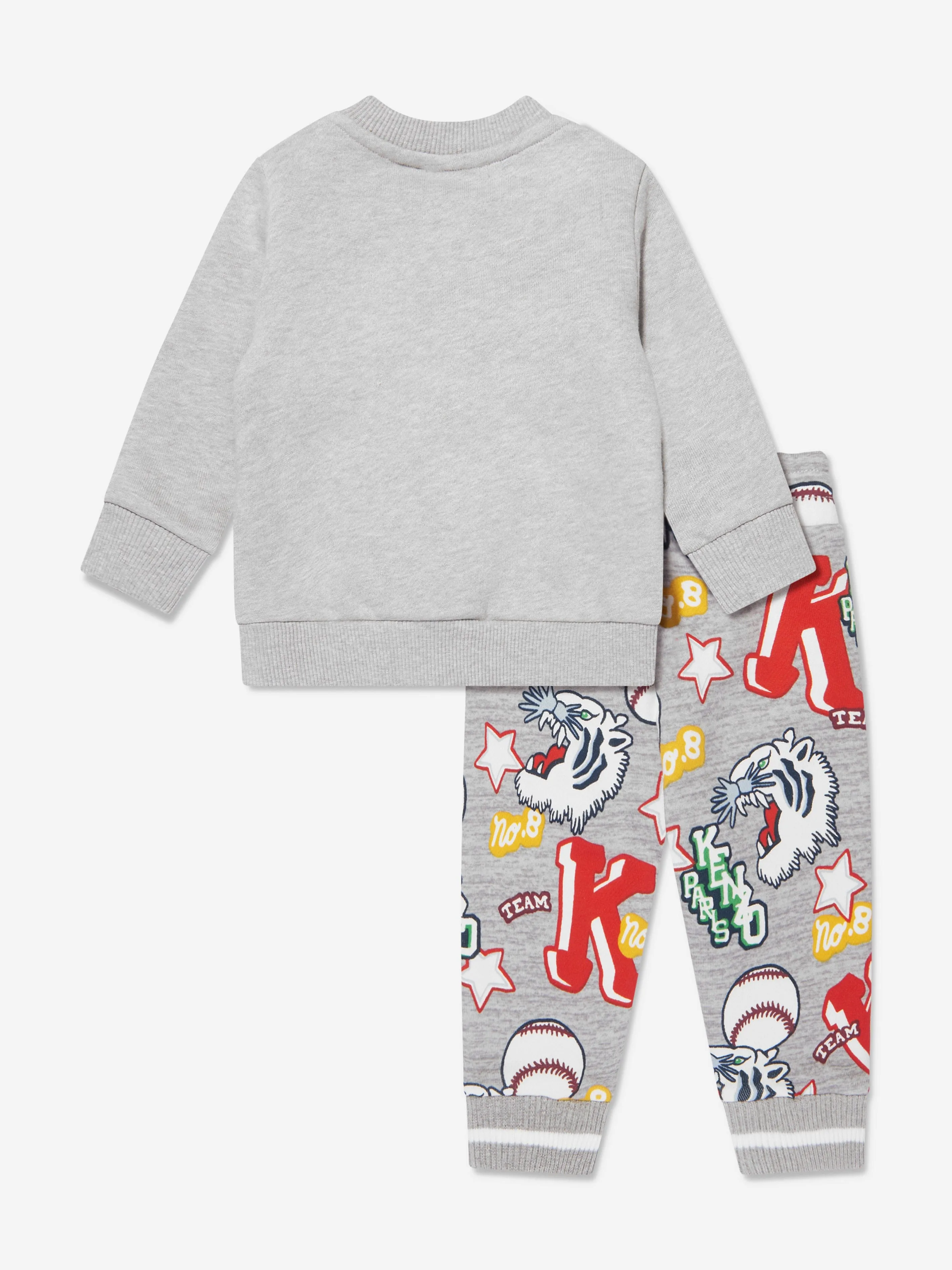 KENZO Baby Boys Tracksuit in Grey