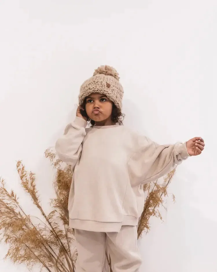 Kids Cooper Tracksuits — Ivory