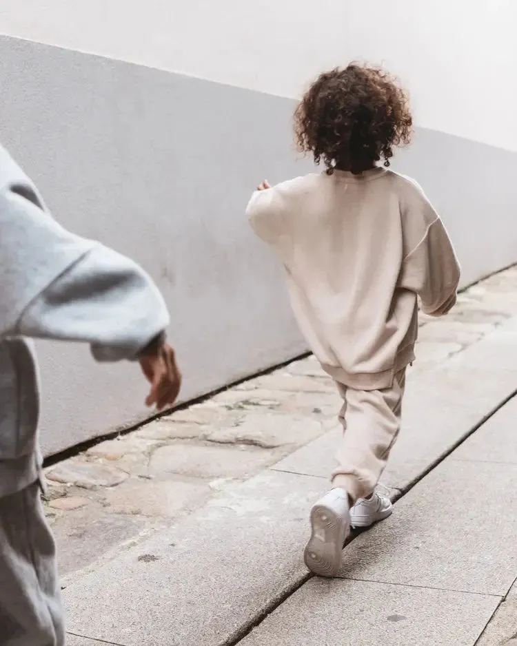 Kids Cooper Tracksuits — Ivory