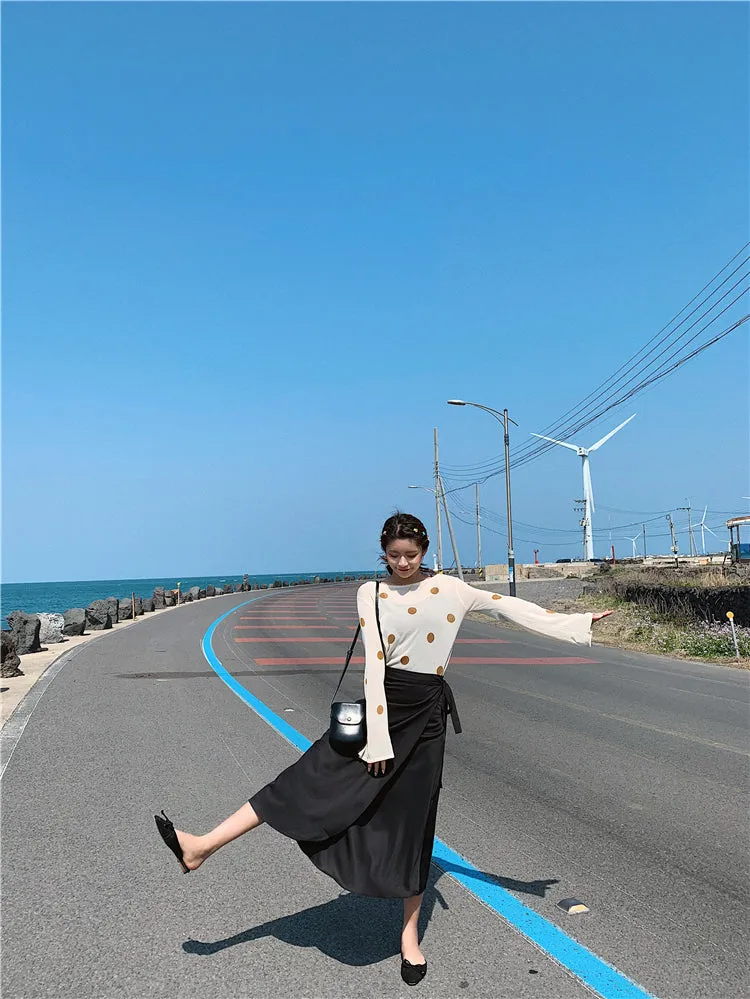 [Korean Style] Chu Maxi Wrap Skirt