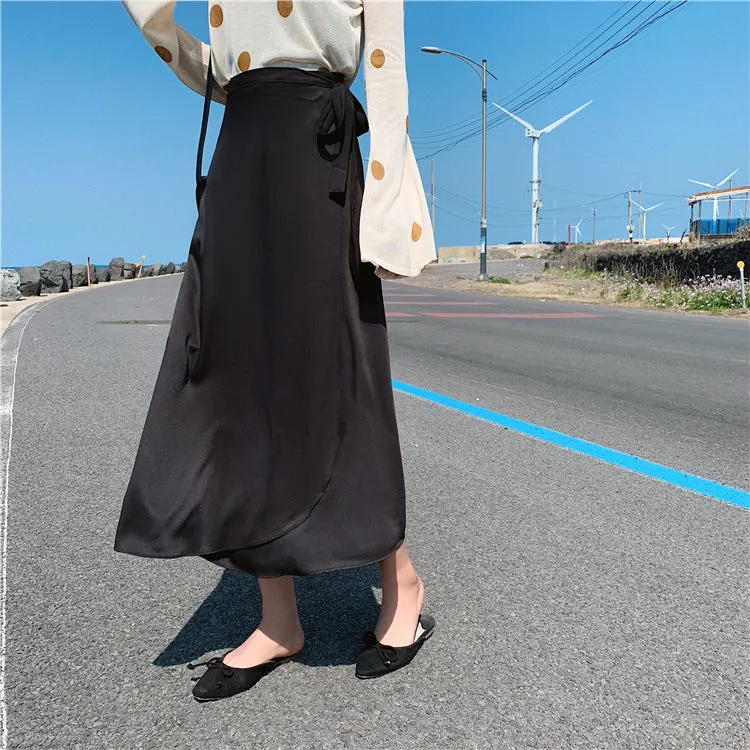 [Korean Style] Chu Maxi Wrap Skirt