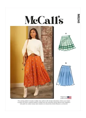 McCall's Pattern 8248 Misses' Skirts