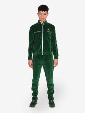 Moncler Enfant Boys Velour Zip Through  Tracksuit