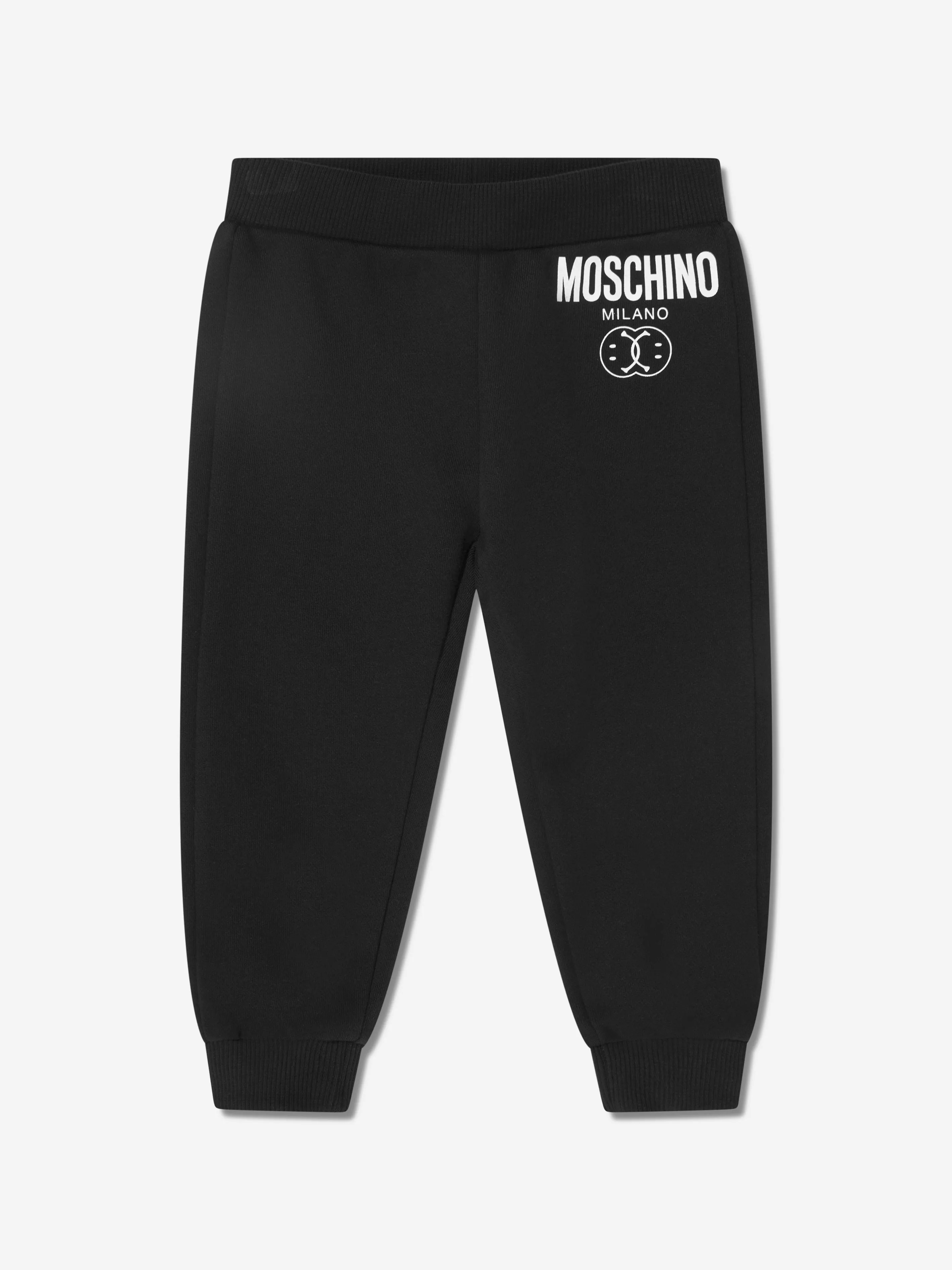 Moschino Baby Boys Milano Logo Tracksuit in Black