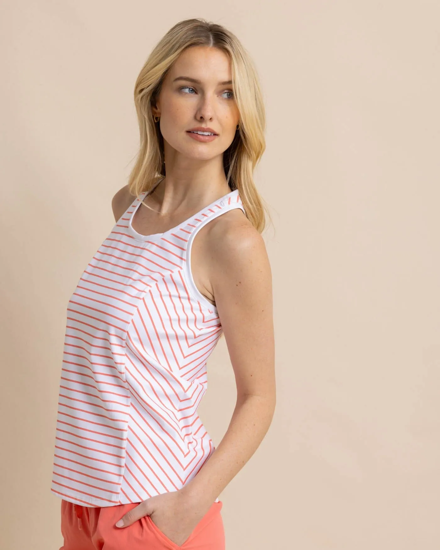 Myra Stripe Racerback Tank