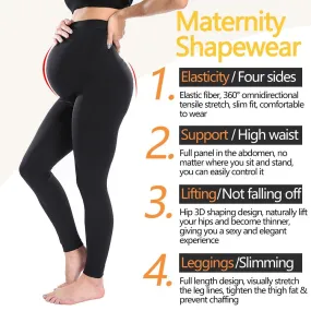 Nice Maternity Leggings - High Waist Belly Support - Leggings for Pregnant Women - Pregnancy Skinny Pants Body Shaping Postpartum Trousers (D6)(2Z7)(F6)(1U4)(7Z2)