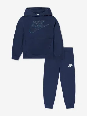 Nike Boys NSW Futura Wrap PO Tracksuit in Navy