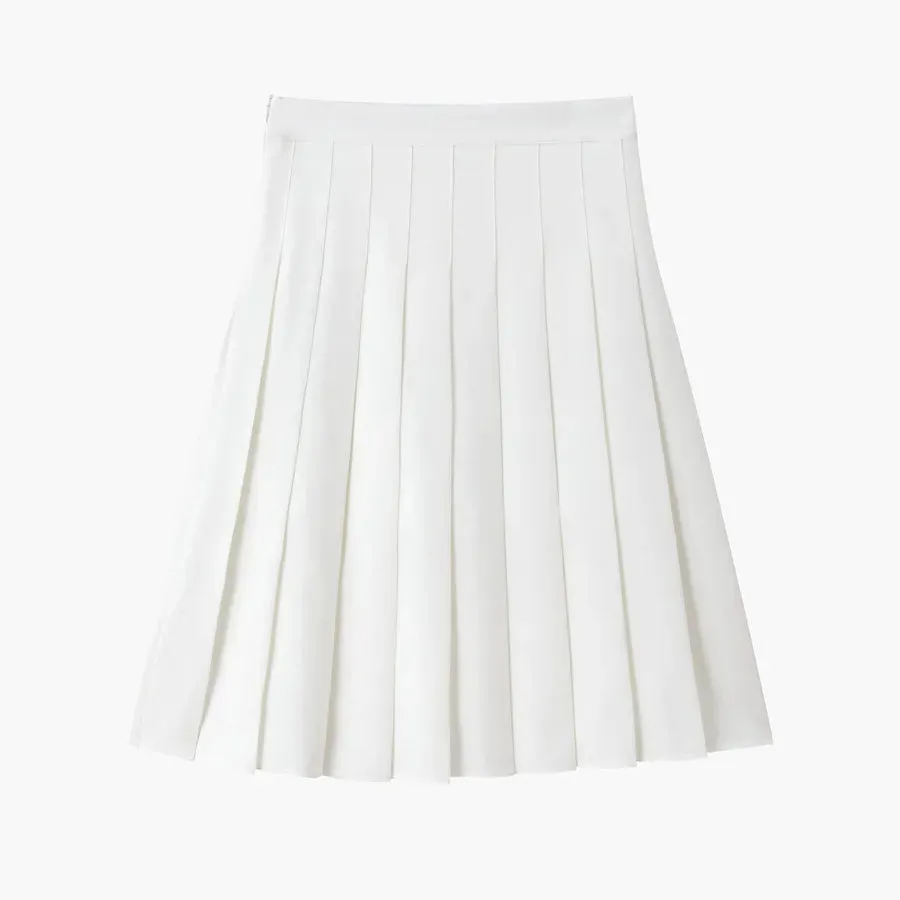 Pleated Over Knee Lady skirts