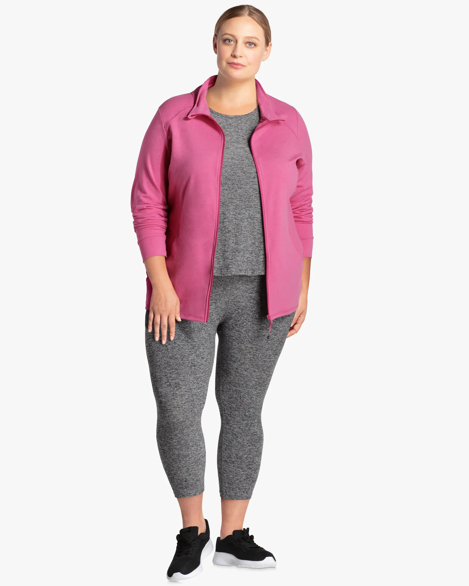 Ritter Mock Neck Jacket | Pink