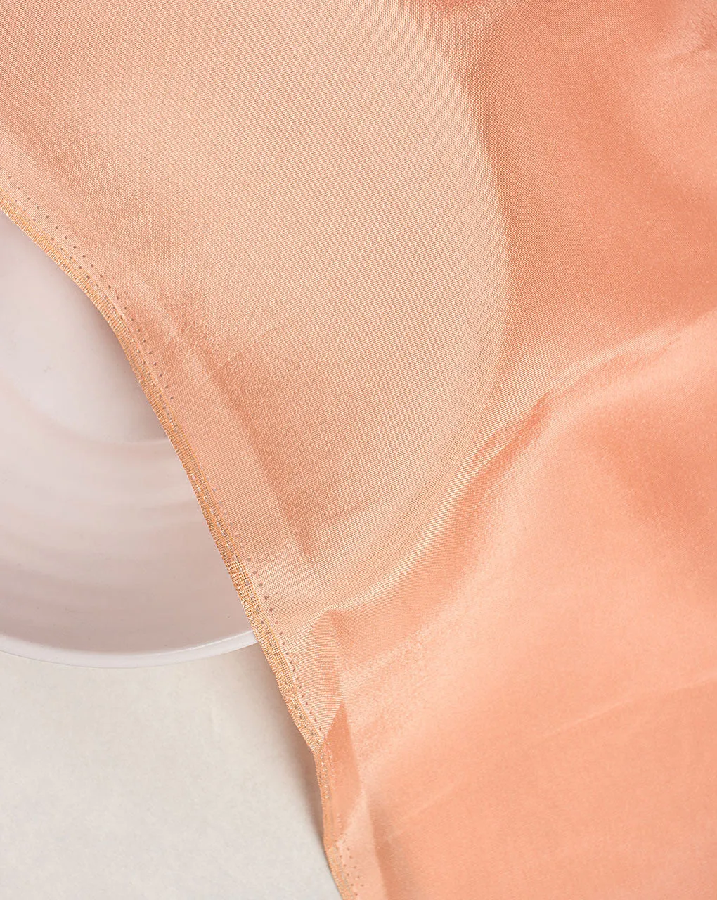 Salmon Plain Viscose Uppada Silk Fabric