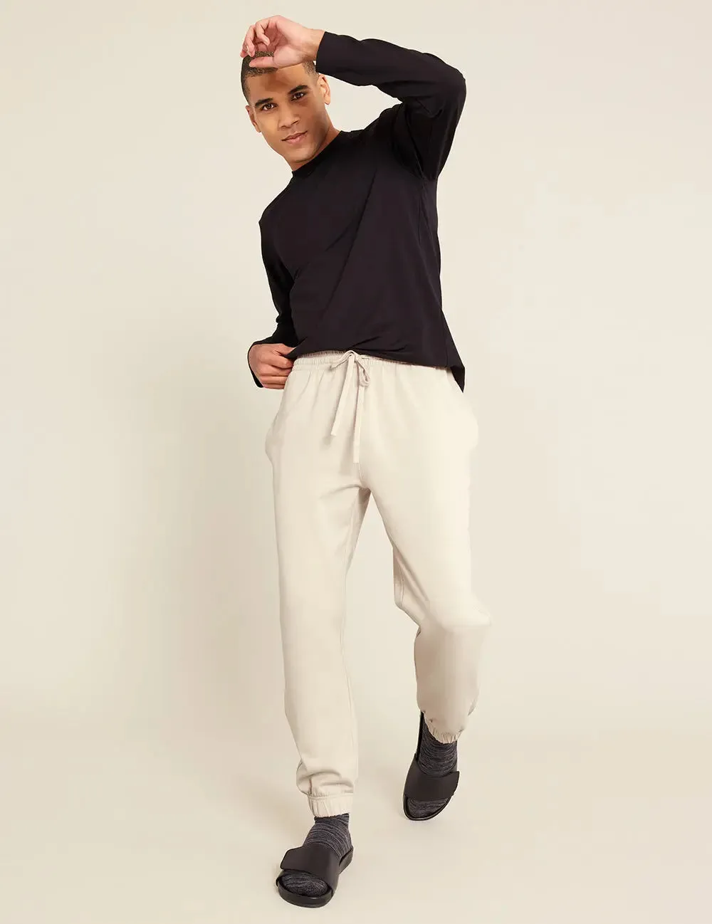 Sand Unisex Cuffed Bamboo Limited Edition Sweat Pants