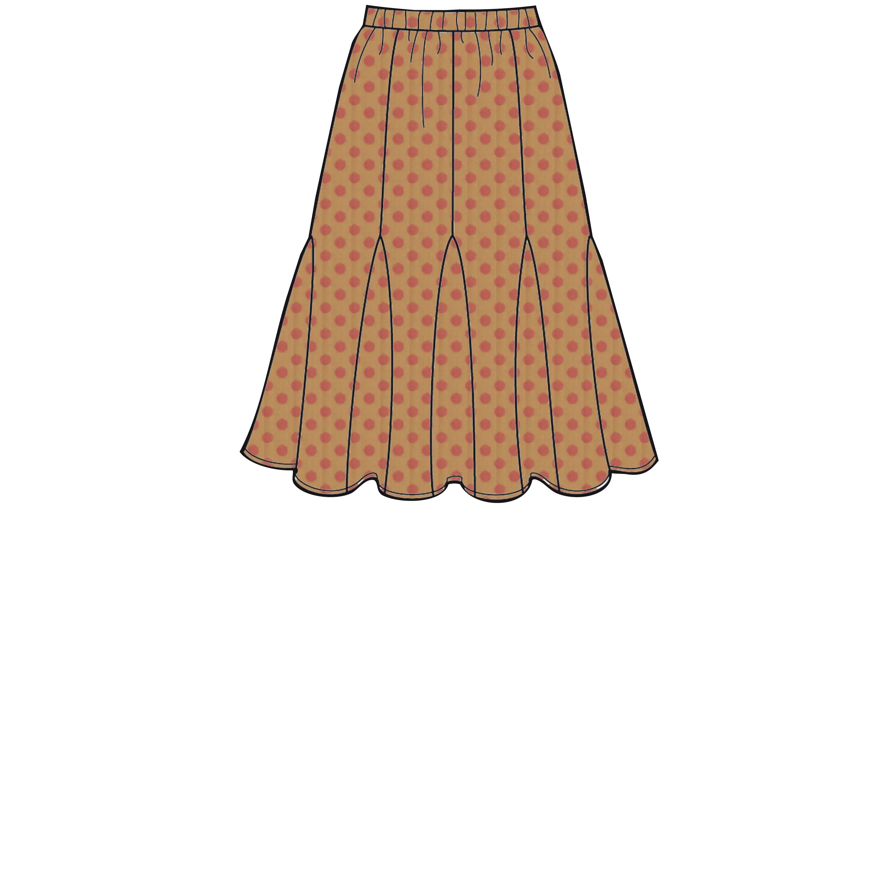 Simplicity Pattern 8923 Misses' Pull-On Skirts