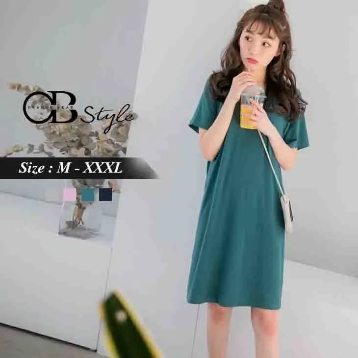 SLEEVELESS ELASTIC SHIFT DRESS